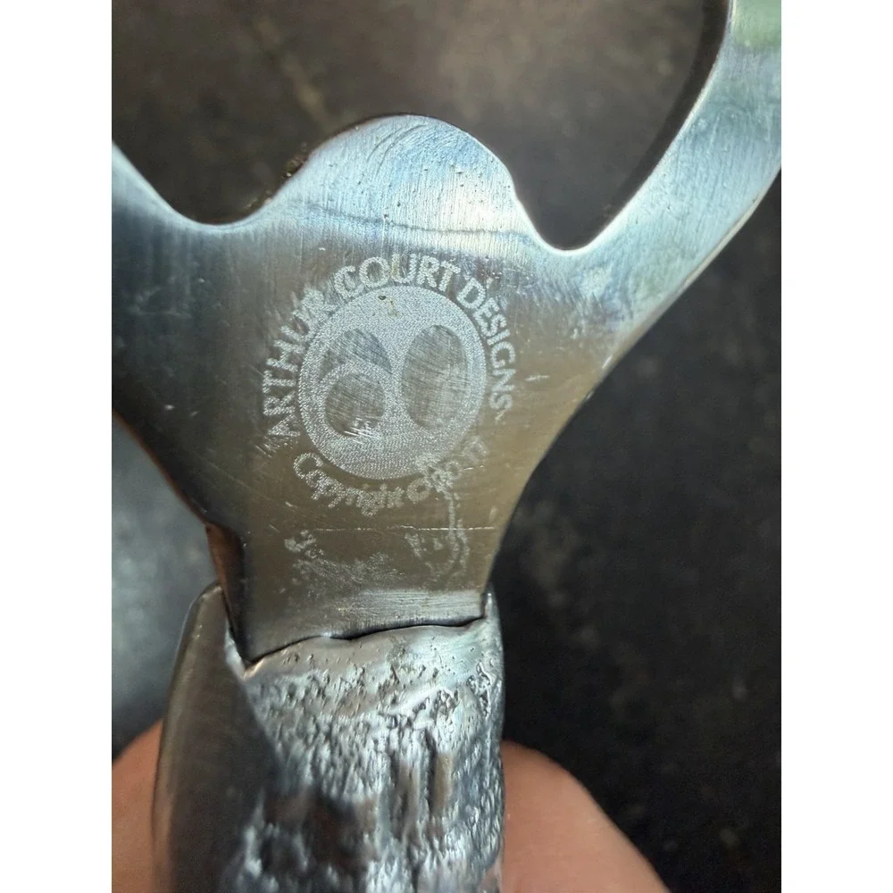 Arthur Court Seashell Conch Bottle Opener Aluminum Coastal‎ Beach Barware 6.75